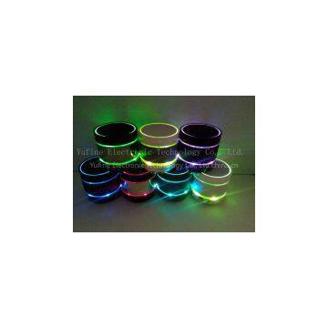 Supply LED flash light Bluetooth speaker, S09 wireless Bluetooth speaker, hot selling mini Bluetooth speaker, Three LED light Bass sound mini speaker
