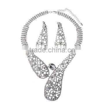 Korean Style K Pop Fashion Zircon Jewelry Necklace Set,Antique Jewelry Sets,Jewelry Wholesale Sets Online DB01425 Dubaa Fashion