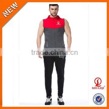 High quality and nice tracksuit men wholesale /men blank dry fit sportwear tracksuits H-2139