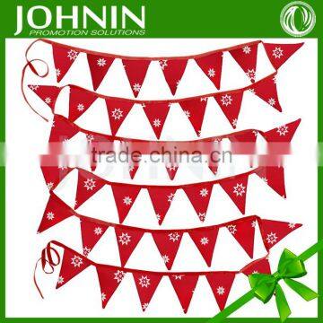 Handmade Mixed Festive Cotton Fabric Christmas Bunting