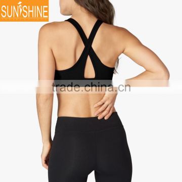 OEM Service Design Overlapping Sports Bra Fitness Wear Women Yoga Tops Bras