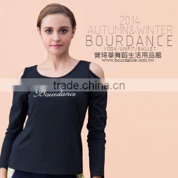 Supplex adult bare-shouldered long sleeve