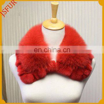 Fashion Oversized 100% Fox Collar For Coat Fur Collar