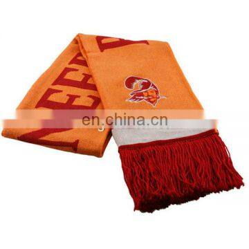 New styles knitted soccer scarf