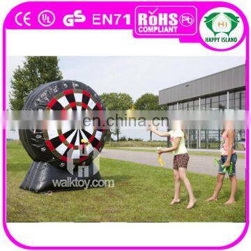 0.55mm PVC Mega inflatable soccer dart board dart target stand