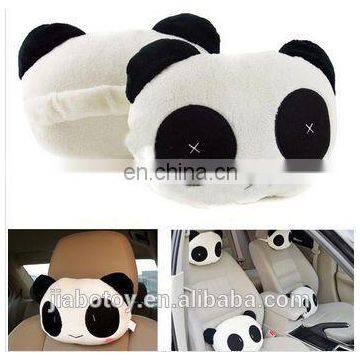 Panda car seat pillow,cushion car custom stuffed plush toy Panda pillow with round shapevibrating car seat cushions