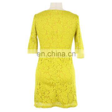 2017 Lace Bright Color Women Simple Evening Dress photo-2