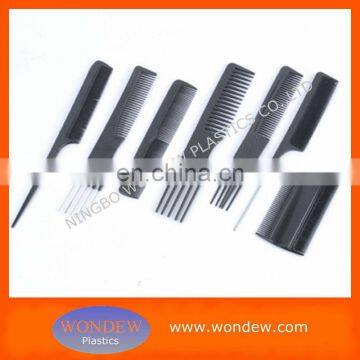 Plastic combs for hair cuts