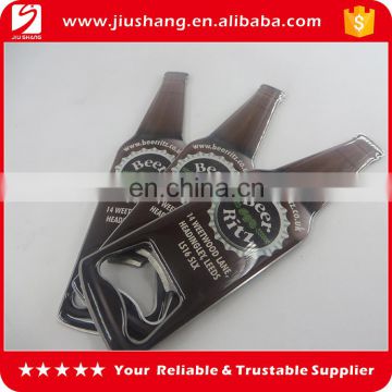 custom shape cheap bulk stainless steel metal beer bottle opener