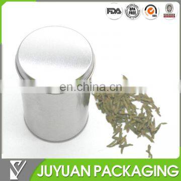 High quality metal round tea tins/round tea tin box