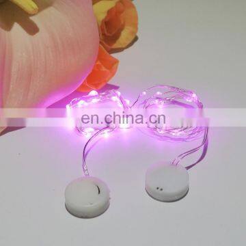 2018 CR2032 Battery Powered Led Light String 2m 20leds Copper Wire Led Light photo-3