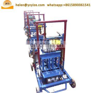 Manual Hollow Block Maker Concrete Hollow Block Making Machine Price