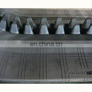 Harvester/tractor rubber track, excavator rubber track 400x72.5x74,400x72.5x74 rubber track