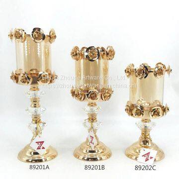 tall gold metal tree branch holder from china