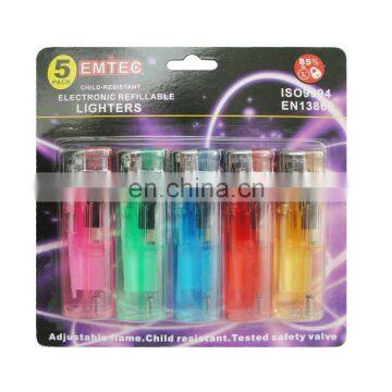 plastic lighter,electronic lighter with ISO9994 & EN13869