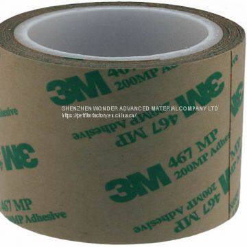 High Temperature 3M 467mp Transfer Double Sided Acrylic Adhesive Tape For Industrial Application