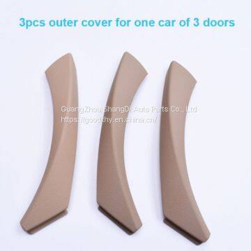 Inner Door Pull Handle Cover Trim Gray Beige Black Left Right For BMW 3 Series E90 E91 E92 316 318 320 325 328i photo-3