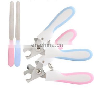 Pet Nail Clippers Cat Dog Nail Clippers With File Comfortable Handle  Pet Cleaning Supplies