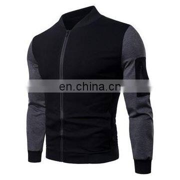 Custom Oversized Chevron Cardigan Knitted For Men Fashion Stand Collar Jacket photo-2