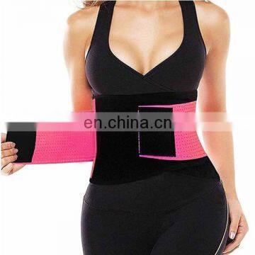 Private Label Adjustable Tummy Trimmer Back Support Waist Slimming Belt For Exercise Body