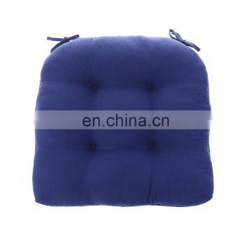 Dark Blue Solid Seat Cushion Tufted Thicken Pillow Seat Corduroy Chair Pad Tatami Floor Cushion photo-2