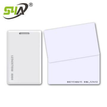 Access control id card buckle 125K frequency white card IC buckle 13.56MUID parking elevator card