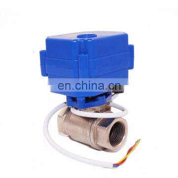 2way SS304 Electric Valve 2 way 3-way 5V,12V, 24V,110V, 220V