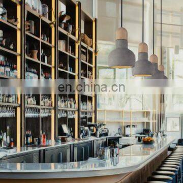 Modern Concrete and Wood Pendant Lamp for Decor photo-6