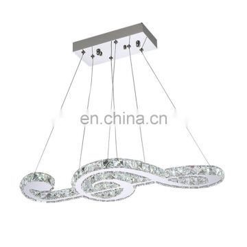 Simple european stylemodern crystal 36w LED chandelier light for dining room