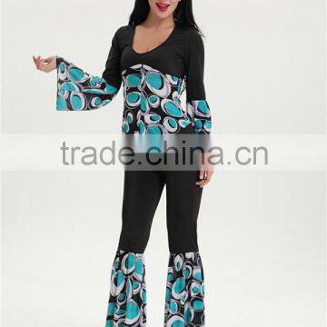 Walson s-xxl Ladies 60s 70s halloween costume Retro Hippie Go Go Girl Disco Costume                        
                                                Quality Choice