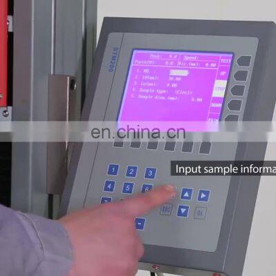 500N Single Column Digital Display Load Testing Machine Universal Pull Testing Equipment