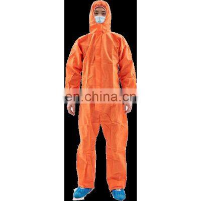 Quality Assurance breathable SMS protection clothing asbestos removal suits chemical industry workwear type 5 / 6