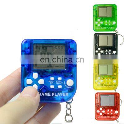 Popular Mini Handheld Key Chain Game Player Portable Game Console Toys for Kids Children Education Classical 26 Games Gamepad