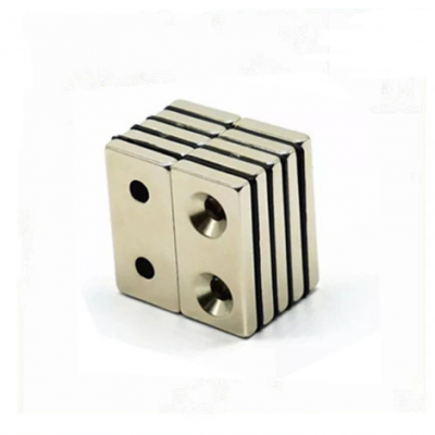 Strong Rectangle Neodymium Magnet With Screw Holes for Industry photo-4