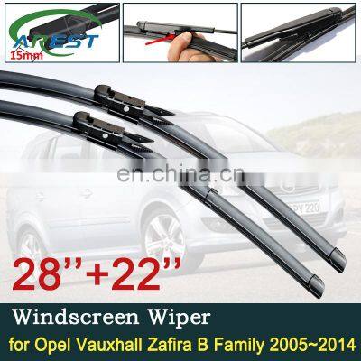 for Opel Vauxhall Zafira B Family 2005~2014 2006 2007 2008 2009 2010 2011 2012 2013 Car Wiper Blade Windscreen Car Accessories