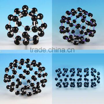 The Crystal Structure Model of Fullerene C28, C60, C70, Carbon Nanotub Set