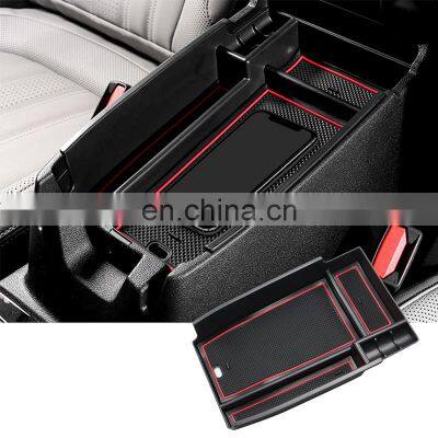 Interior Accessories Parts Silicone Armrest Rest Storage Box Center Control Console Organizer Tray For Ford Bronco Sport Escape photo-5