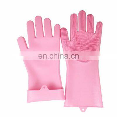 Thick Heat-Resistent Wholesale Reusable Magic Oven Mitts Silicone Dish Wash Glove photo-2