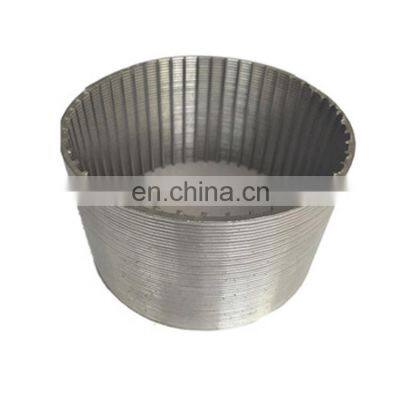 Stainless steel Johnson Wedge Wire Revolute Screen Tube