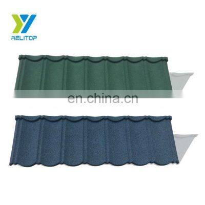 Aluminium Zinc Construction Materials Roof Tile Sand Coated Metal Roofing Shingles Price in Ghana photo-5