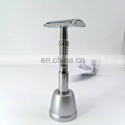 Zinc Alloy Material Men Stainless Steel Double Edge Stainless Steel Safety Razor photo-2