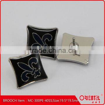 Fashion design high quality metal brooch for men