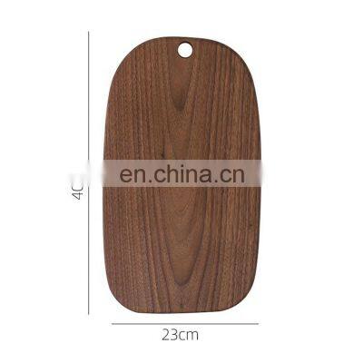 hot sale black walnut wooden cutting board bread boards fruits serving tray  40x23cm