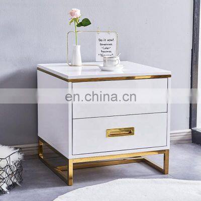 modern french bedroom furniture gold luxury night table bedside table night stand