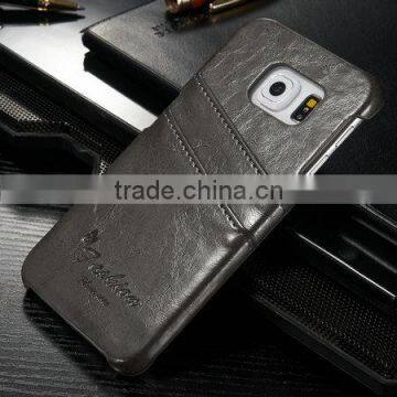 Best Quality PU Leather Case for S6 Edge Cover, for Samsung S6 Edge Phone Case