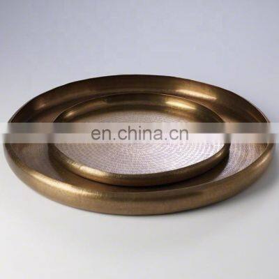 brass antique round Tray