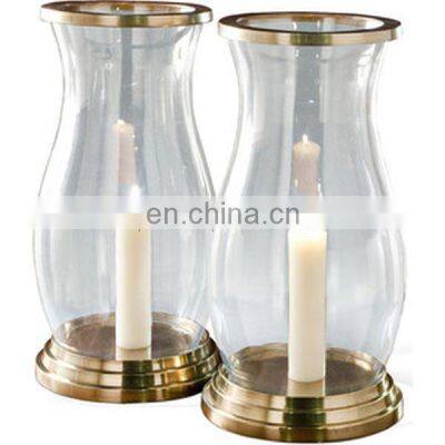 Vase Shape Hurriccane Glass Candle Holders