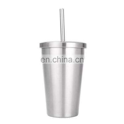 Best Quality 9oz Stainless Steel water tumbler with straw