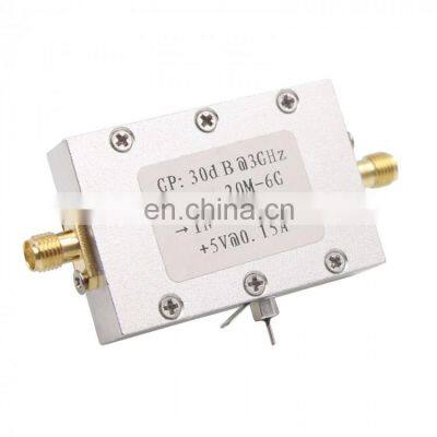 High Gain 30dB 20MHz-6GHz Low Noise Amplifier LNA Low Noise RF Amplifier