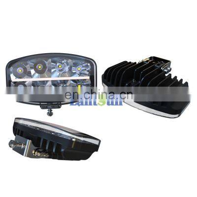 Lantsun 6459 64w Jumbo Light OVAL Straight Neon Position Light LED Drive Work Light Cars Aluminum 6500k 6500LM IP68 photo-4